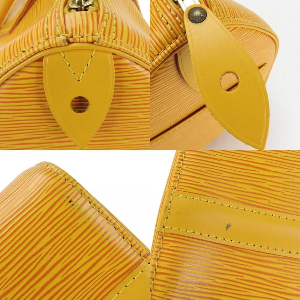 LOUIS VUITTON Handbag Speedy 25 M43019 Epi Leather Tassili Yellow Women's - Picture 5 of 10